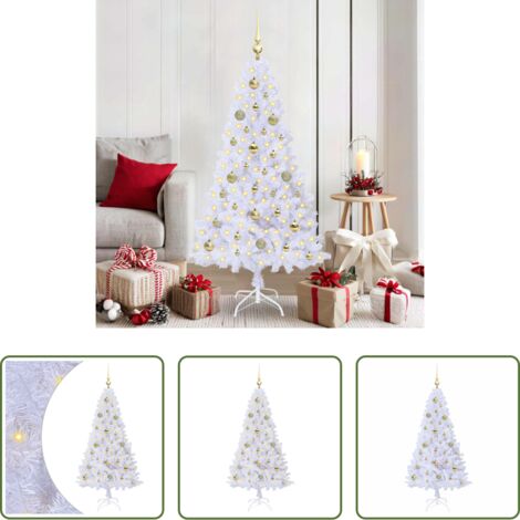 Luces LED -  Árbol de Navidad artificial con 150 LED 150 cm PVC y Acero