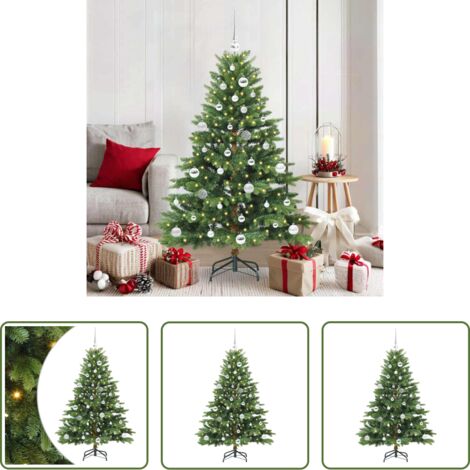 Luces LED -  Árbol de Navidad artificial con 150 LED Verde 150 cm PE y PVC