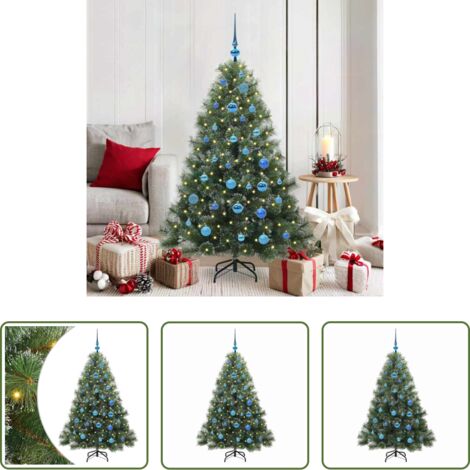 Luces LED -  Árbol de Navidad artificial con 150 LED Verde 150 cm PE y PVC
