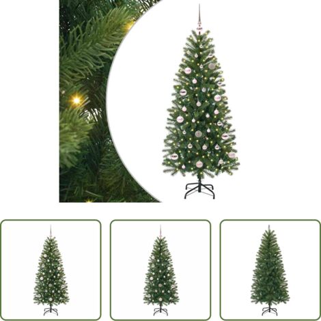Luces LED -  Árbol de Navidad artificial con 150 LED Verde 150 cm PE y PVC