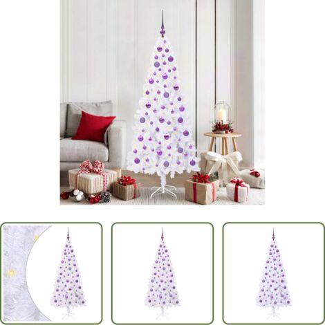 Luces LED -  Árbol de Navidad artificial con 300 LED 180 cm PVC y Acero