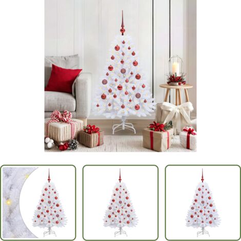 Luces LED -  Árbol de Navidad artificial con ramas articuladas 120 cm
