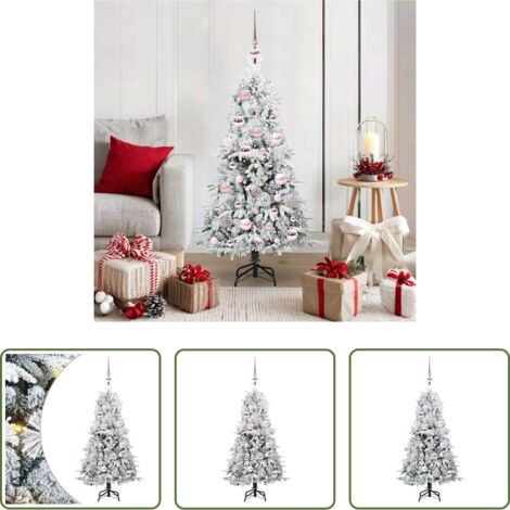 Luces LED -  Árbol de Navidad artificial con ramas articuladas 120 cm