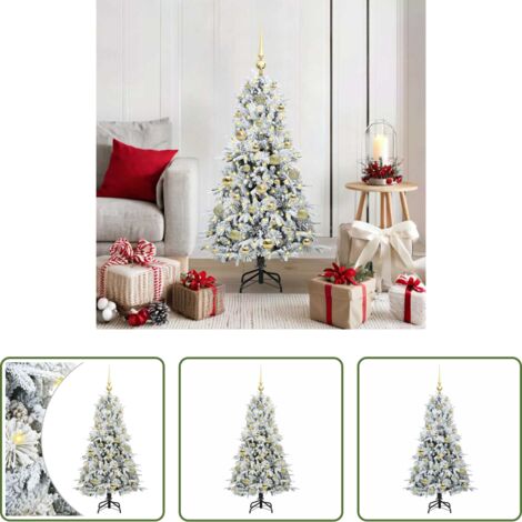 Luces LED -  Árbol de Navidad artificial con ramas articuladas 120 cm