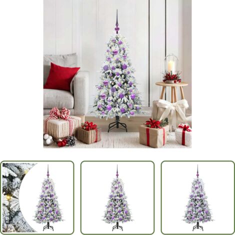 Luces LED -  Árbol de Navidad artificial con ramas articuladas 120 cm