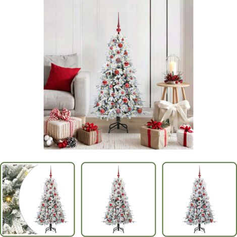 Luces LED -  Árbol de Navidad artificial con ramas articuladas 120 cm
