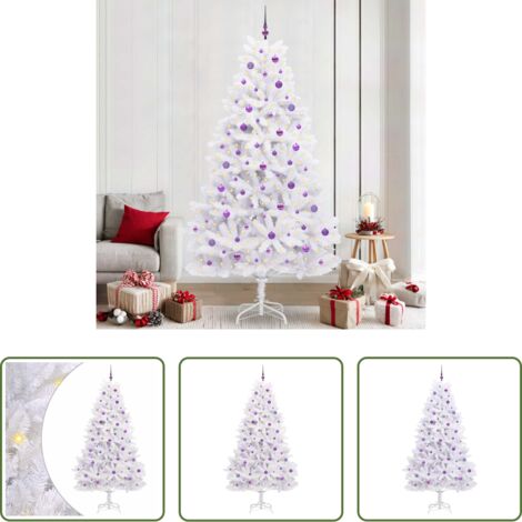 Luces LED -  Árbol de Navidad artificial con ramas articuladas 240 cm