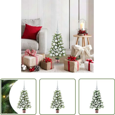 Luces LED -  Árbol de Navidad con 150 LED con soporte Verde 65 cm PE