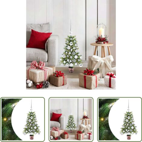 Luces LED -  Árbol de Navidad con 150 LED con soporte Verde 65 cm PE