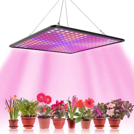 Luces LED de 1000W para jardín, floración y crecimiento, luces de cultivo de interior, luces de cultivo hidropónicas de gancho, luces de germinación y crecimiento （Rojo + Bule + Naranja + Blanco）