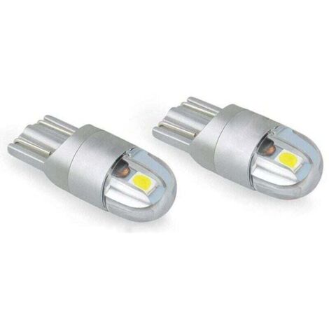 Luces LED de posición nocturnas KZQ T10, 12 V, 6000 K, luces de giro LED blancas para bombillas incandescentes, para coche y motocicleta.