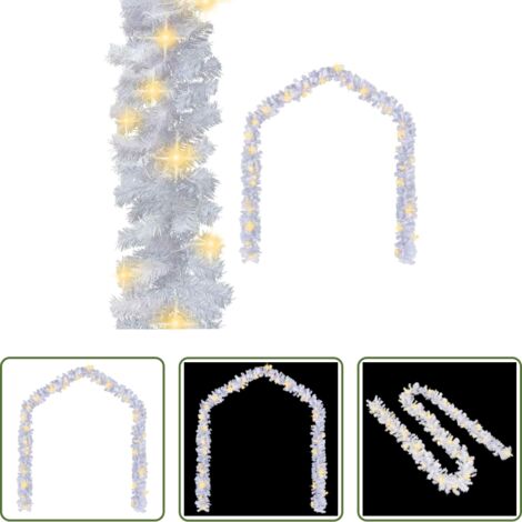 Luces LED -  Guirnalda de Navidad con luces LED blanco 10 m