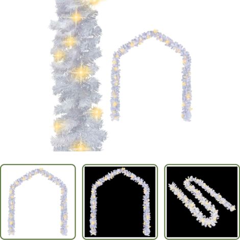 Luces LED -  Guirnalda de Navidad con luces LED blanco 20 m