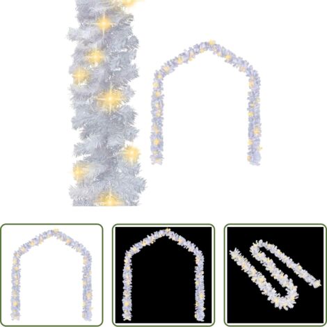 Luces LED -  Guirnalda de Navidad con luces LED blanco 5 m