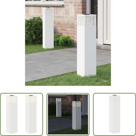Luces LED -  Luz de camino LED solar 2 pcs Acero laminado en frío