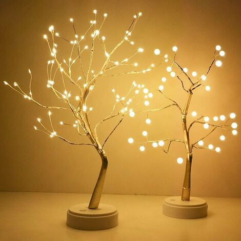 Árboles de Navidad con luces