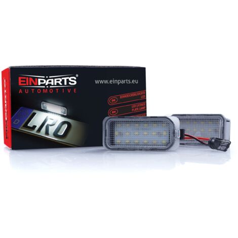 Luces LED para matrícula, 6000 K, blanco frío, 12 V, CANBUS para Ford Jaguar