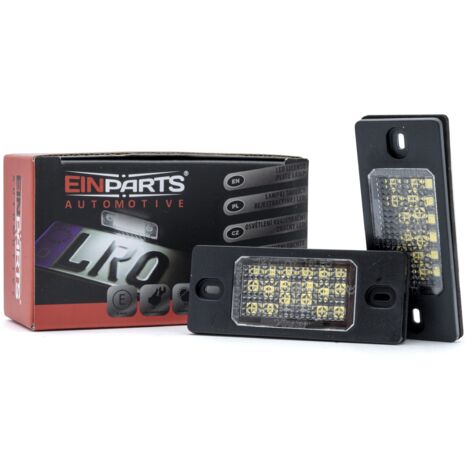 Luces LED para matrícula (6000 K, blanco frío), 12 V, CANBUS, para VW Bora, Golf, Passat, Skoda, Fabia, Porsche, Cayenne
