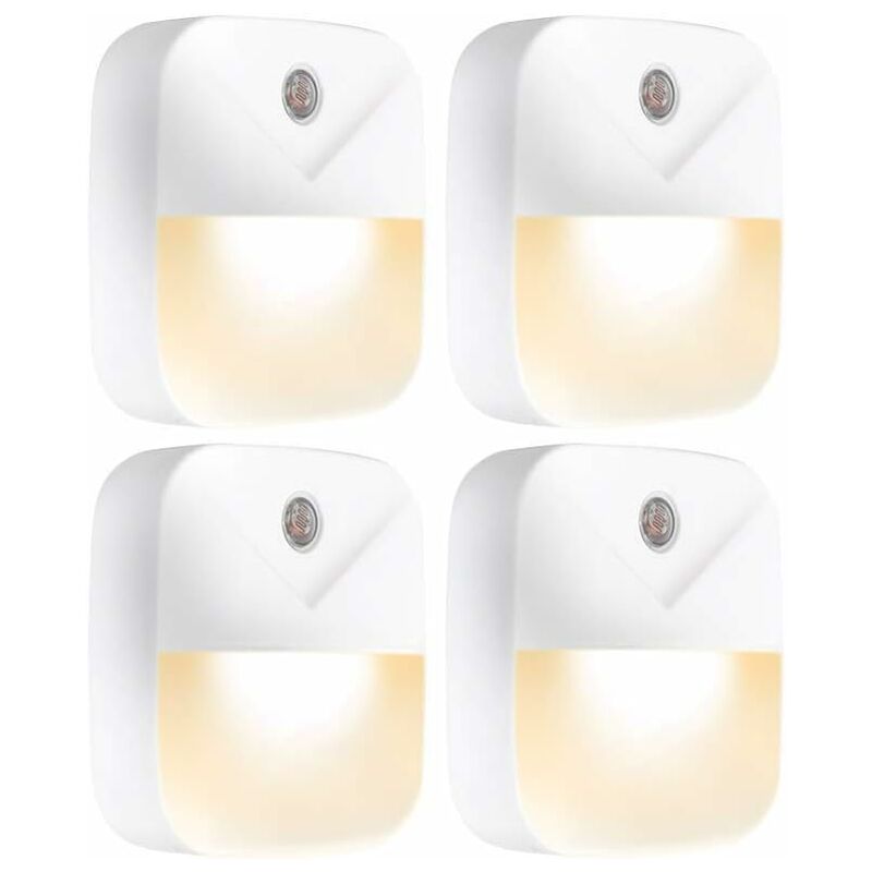 

Luces nocturnas LED de pared con luz nocturna, sensor súper inteligente de anochecer a amanecer, encendido, encendido y apagado automático, utilizado