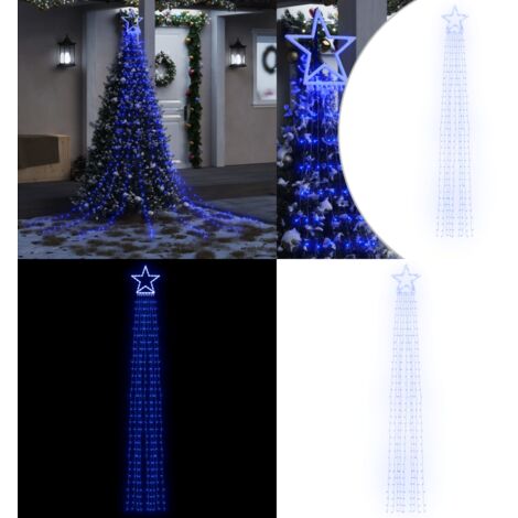 Luces para árbol de Navidad 320 LED azul 375 cm - Luces para árbol - Luces de Navidad