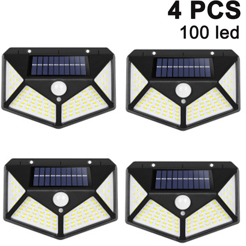 

Luces solares para exteriores, luces de seguridad con sensor de movimiento, luces de inundación solares, luces exteriores impermeables con energía