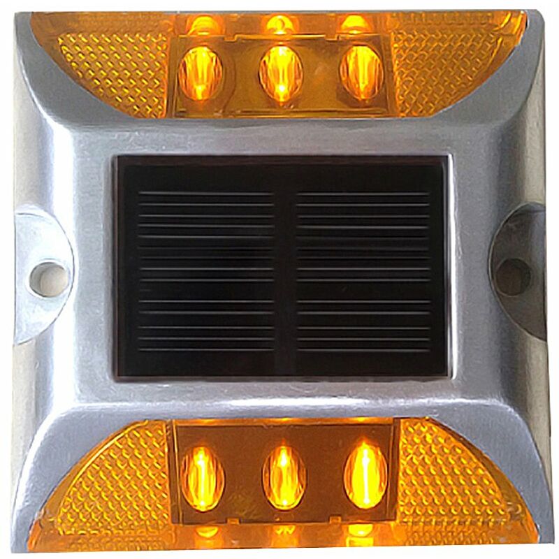 

Luces solares para terraza Luz de entrada de 6 LED,Amarillo, paquete de 1