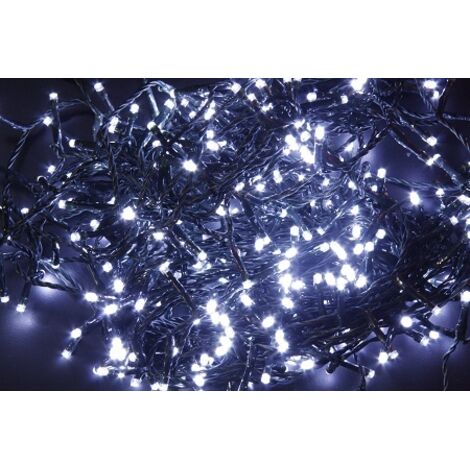Luci 180Led Bianco 9 mt con Giochi di Luce per Esterno/Interno