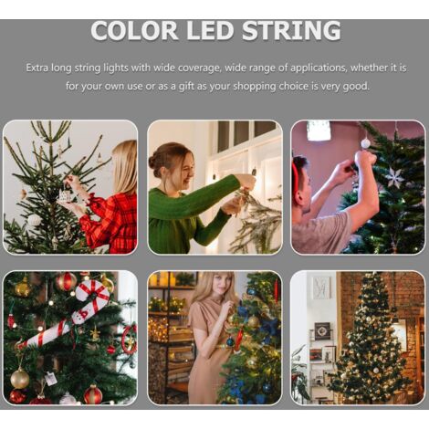 Luci a LED, peperoncini colorati, decorazioni sospese a batteria per camera da letto e feste
