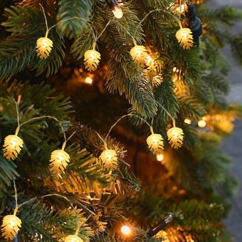 Luci a LED per alberi  Luci a stringa bianche calde  Bellissime perline LED calde per un'atmosfera confortevole sia all'interno che all'esterno  Ideali per la decorazione