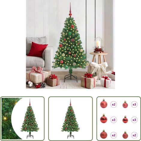 Luci a stringa LED -  Albero di Natale artificiale con 150 LED Verde 150 cm