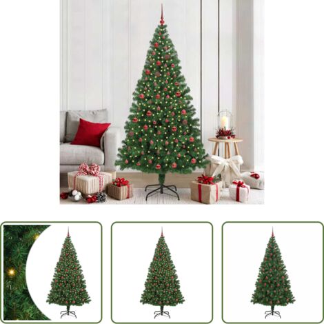 Luci a stringa LED -  Albero di Natale artificiale con 300 LED Verde 210 cm