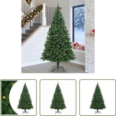 Luci a stringa LED -  Albero di Natale artificiale con 300 LED Verde 240 cm