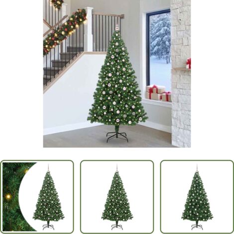 Luci a stringa LED -  Albero di Natale artificiale con 300 LED Verde 240 cm