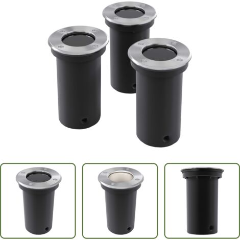 Luci da esterno -  Faretto Carrabile a LED Rotondo 3 pz per Esterno