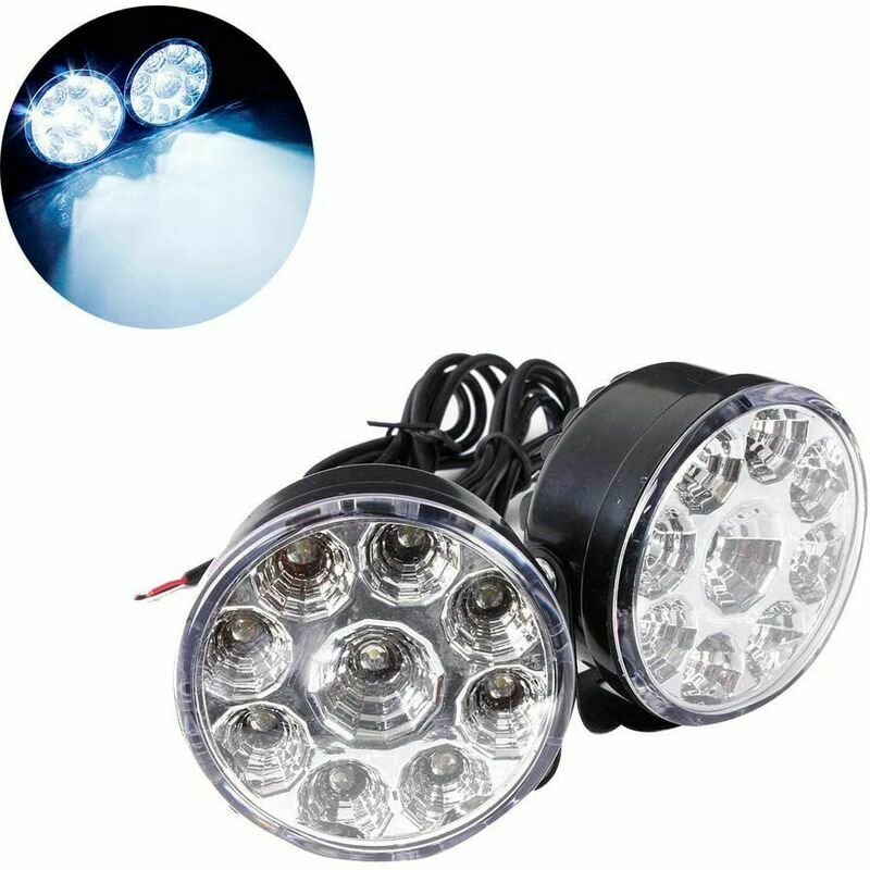 Luci di marcia diurna rotonde bianche da 12 v 4,5