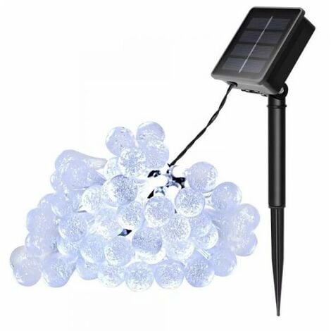 Luci di natale da esterno con pannello solare catena luminosa natalizia  ricaricabile 360 led tubo effetto meteorite ip65 luce rossa