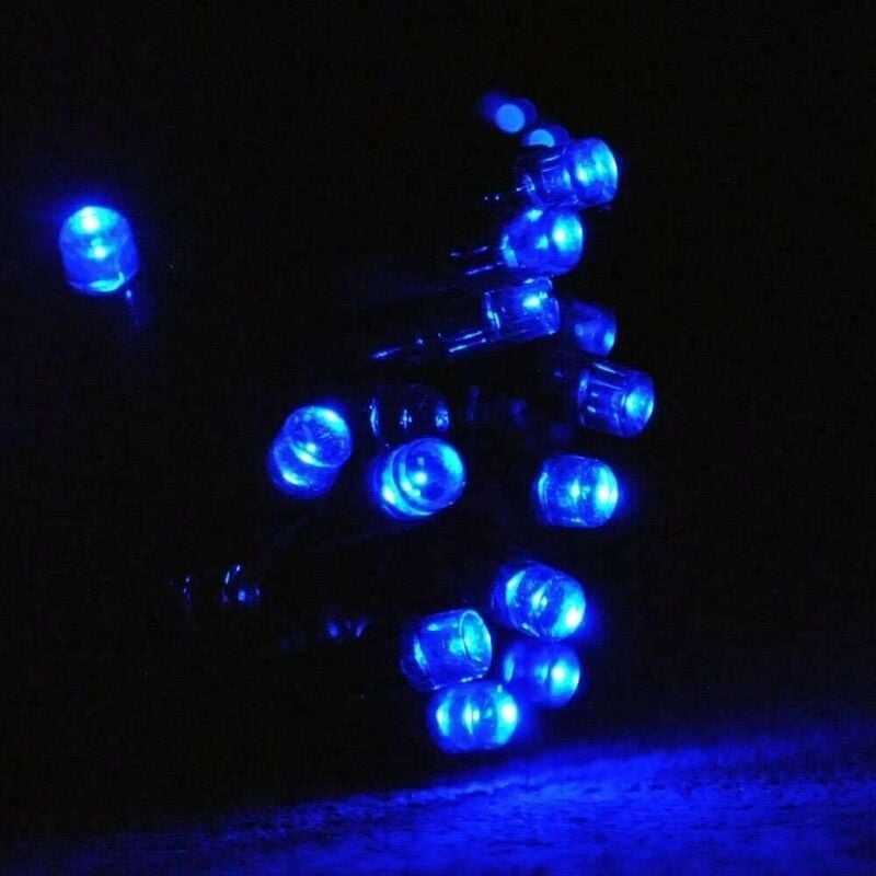 Image of Luci per albero di natale in blu da esterno interno catena luminosa 1200 luci stringa catena luminosa lunga