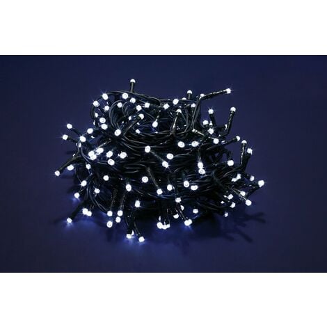 Luci di Natale Led a Luce Calda Fredda Bianca da Esterno Interno Addobbi Albero - Numero Led: 2000 - Temperatura di colore: Luce Bianca