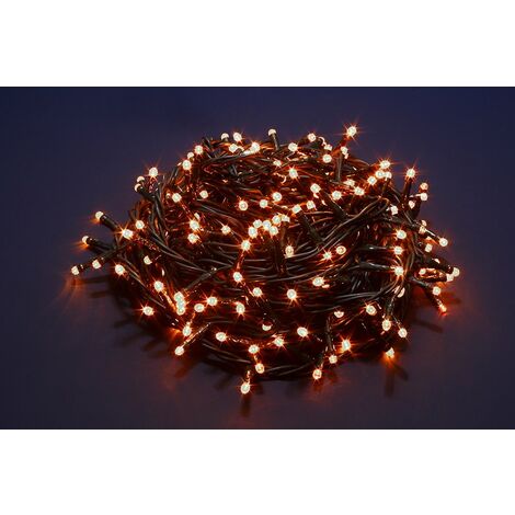 Luci di Natale Led a Luce Calda Fredda Bianca da Esterno Interno Addobbi Albero - Temperatura di colore: Luce Calda - Numero Led: 2000