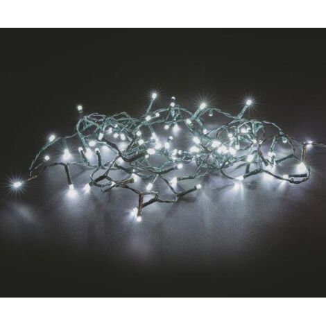 Luci Di Natale Per Interno Ed Esterno Bianco 300 Led Cavo Luci 13,5 Mt.