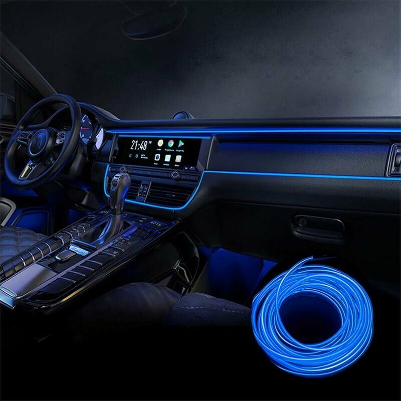 Luci interne per auto, striscia luminosa a LED per...