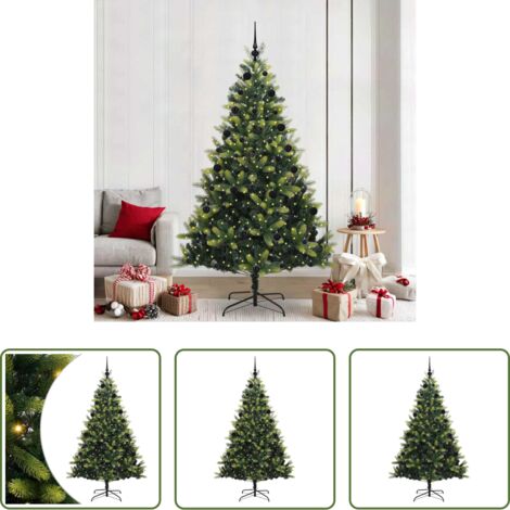Luci LED - Albero di Natale Artificiale a Cerniera con 300 LED 210 cm