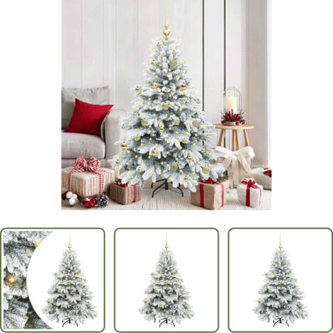 Luci LED -  Albero di Natale artificiale con 150 LED Bianco 150 cm PE e PVC