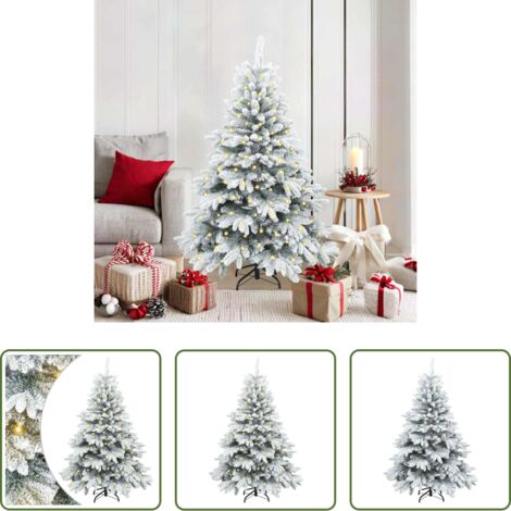 Luci LED -  Albero di Natale artificiale con 150 LED Bianco 150 cm PE e PVC