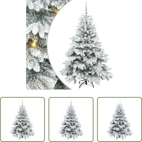 Luci LED -  Albero di Natale artificiale con 150 LED Bianco 150 cm PE e PVC