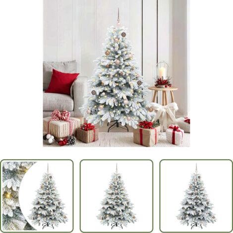 Luci LED -  Albero di Natale artificiale con 150 LED Bianco 150 cm PE e PVC