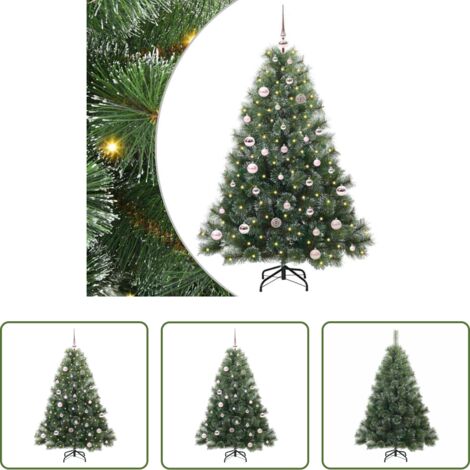Luci LED -  Albero di Natale artificiale con 150 LED Verde 150 cm PE e PVC