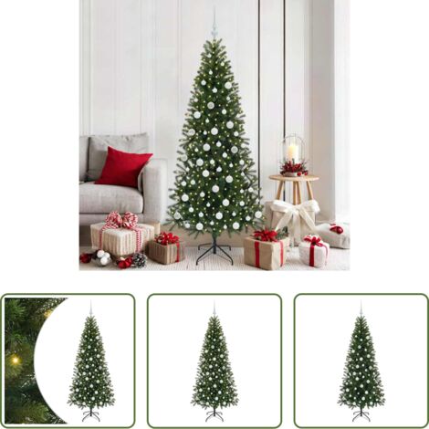 Luci LED -  Albero di Natale artificiale con 300 LED Verde 180 cm PE e PVC