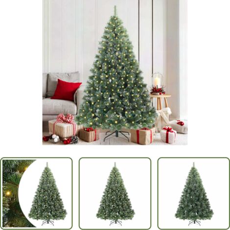 Luci LED -  Albero di Natale artificiale con 300 LED Verde 180 cm PE e PVC