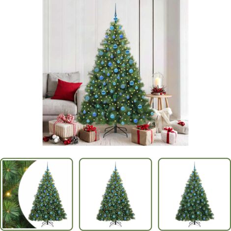 Luci LED -  Albero di Natale artificiale con 300 LED Verde 180 cm PE e PVC